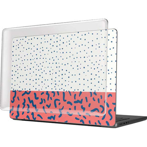 Polka Dot Split MacBook Pro 14in (2021-24) Case plus Skin